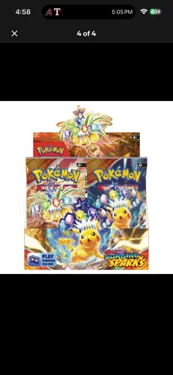Pokemon TCG Surging Sparks Booster Display Box 36 Packs New Sealed - Image 2