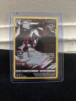 Thievul GG17/GG70 Galarian Gallery Holo Pokemon 2023 Crown Zenith NM - Image 1