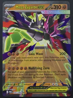 Pokemon TCG: Perfect Order - Mega Zygarde ex (047/088) Double Rare Holo - Image 1