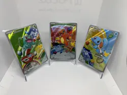 Pokemon TCG First Partner Illustration Collection Series 1 Kanto GEN 1 Starters - Image 1