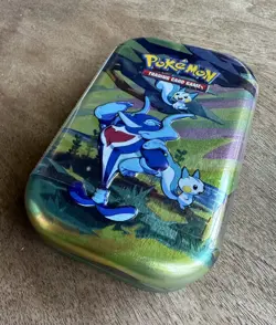 Pokemon TCG Vibrant Paldea Mini Tin With 2 Booster Packs, Sticker Sheet, SEALED - Image 2