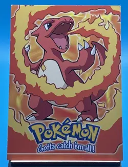 1999 Topps Pokemon The Movie Charmeleon #05 E5 of 12 Black Label - Image 1