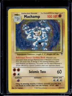 2002 Pokemon Legendary Machamp Holo #15/110 - Image 1