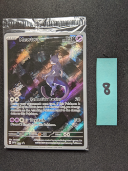 Mewtwo SVP 052 Pokemon TCG Black Star Promo Scarlet & Violet 151 Promo *SEALED* - Image 4