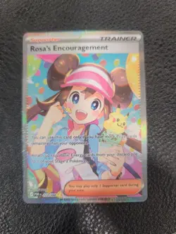 Pokemon Rosa's Encouragement Trainer card 123/088 / Perfect Order Holo - Image 1