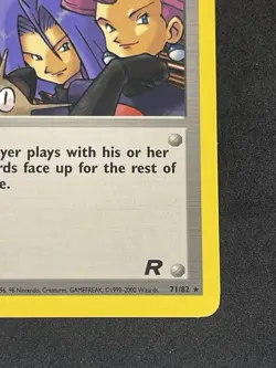 Pokemon Here Comes Team Rocket! 71/82 - Team Rocket 1st Edition Non-Holo NM - Image 5
