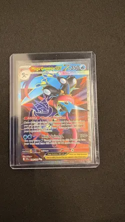 Pokemon Mega Greninja EX Full Art Ultra Rare Holo CR 100/086 *PSA 10 worthy* - Image 1