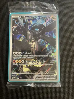 Mint Pokemon N's Zekrom Promo Full Art Holo Card 031 130 HP Shred - Image 3