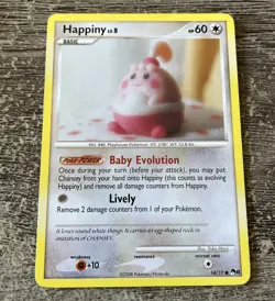Happiny 14/17 POP Series Pokemon Card LP cute pokemon - Image 1