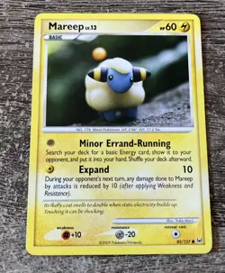 Mareep 82/127 Common Platinum Pokemon Lightly Played - Image 1