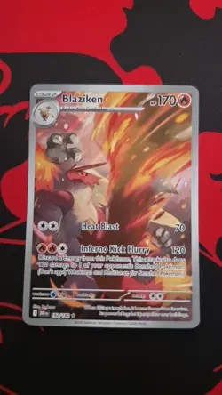 POKEMON BLAZIKEN 192/182 DESTINED RIVALS- SPECIAL ILLUSTRATION RARE HOLO-MINT - Image 1