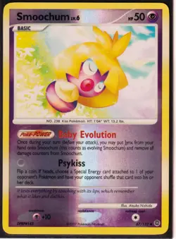 2007 POKEMON SMOOCHUM 67/132 D&P SECRET WONDERS - UNCOMMON REVERSE HOLO (S4) - Image 1