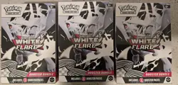 Pokemon (LOT OF 3) 3 White Flare Booster Bundle Sealed New - Image 1