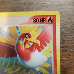 Ho-Oh 001/017 POP Series 5 Black Star Promo Holo 80HP Pokemon Card 2007 - Image 2