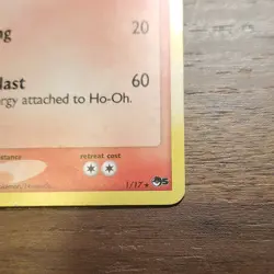 Ho-Oh 001/017 POP Series 5 Black Star Promo Holo 80HP Pokemon Card 2007 - Image 5