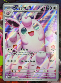 Wigglytuff 105/094 NM Pokemon TCG Illustration Rare Phantasmal Flames Holo - Image 1