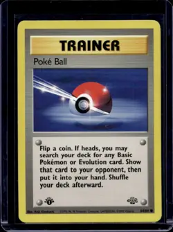 1999 Pokemon Jungle Poke Ball #64/64 - Image 1