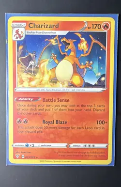 Pokemon Charizard 025/185 Swsh04: Vivid Voltage Regular - Image 1