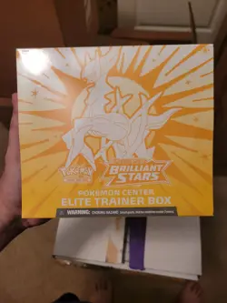 Pokemon Center Exclusive Sword & Shield Brilliant Stars Elite Trainer Box (ETB) - Image 1