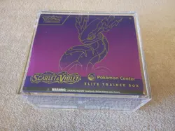 Awesome Factory Sealed Pokemon Center Scarlet Violet Elite Trainer Box Miraidon - Image 1