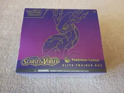 Awesome Factory Sealed Pokemon Center Scarlet Violet Elite Trainer Box Miraidon - Image 2