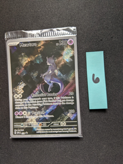 Mewtwo SVP 052 Pokemon TCG Black Star Promo Scarlet & Violet 151 Promo *SEALED* - Image 2