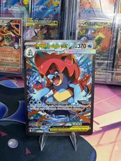 POKEMON MEGA FERALIGATR EX SIR 274/217 ME: ASCENDED HEROES HOLO MINT - Image 1