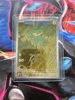 Pokemon TCG Electrike 196/182 Sv10: Destined Rivals Illustration Rare Holo 2025 - Image 1