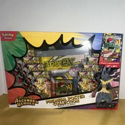 Pokemon TCG Ascended Heroes Poster Collection Mega Lucario EX - Image 1