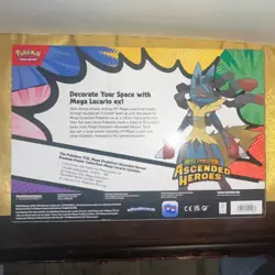 Pokemon TCG Ascended Heroes Poster Collection Mega Lucario EX - Image 2