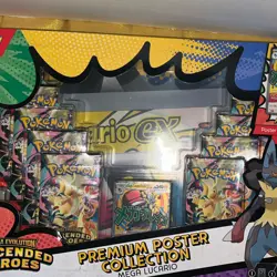 Pokemon TCG Ascended Heroes Poster Collection Mega Lucario EX - Image 3