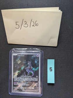 Mewtwo SVP 052 Pokemon TCG Black Star Promo Scarlet & Violet 151 Promo *SEALED* - Image 1