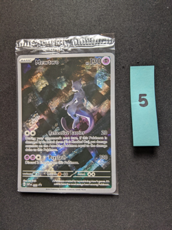 Mewtwo SVP 052 Pokemon TCG Black Star Promo Scarlet & Violet 151 Promo *SEALED* - Image 3