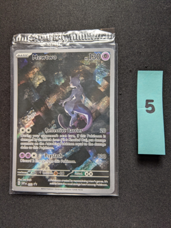 Mewtwo SVP 052 Pokemon TCG Black Star Promo Scarlet & Violet 151 Promo *SEALED* - Image 4