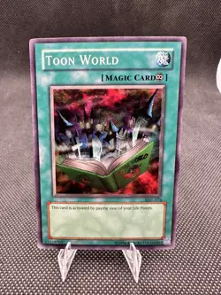 Yu-Gi-Oh! TCG Toon World Unlimited Super Rare MRL-076 LP - Image 1