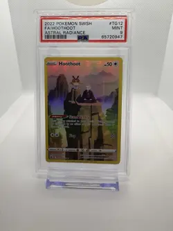 Hoothoot TG12/TG30 Astral Radiance Pokemon TCG Mint Condition PSA 9 - Image 1