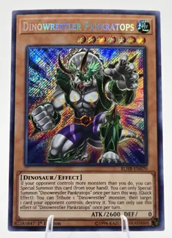 Dinowrestler Pankratops BLHR-EN070 (Secret Rare) NM - 1st Ed - Yu-Gi-Oh! - Image 1