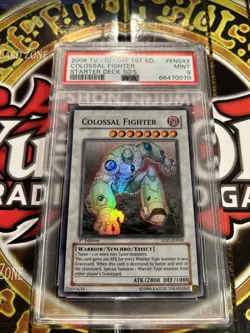 YuGiOh COLOSSAL FIGHTER #5DS1-EN043 🔥PSA 9 MINT🔥1st EDITION-2008 SUPER RARE - Image 2