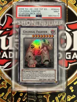 YuGiOh COLOSSAL FIGHTER #5DS1-EN043 🔥PSA 9 MINT🔥1st EDITION-2008 SUPER RARE - Image 3
