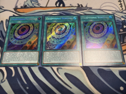 Yugioh Exceptional Schedule Secret Rare BLZD-EN054 Near Mint x3 - Image 1