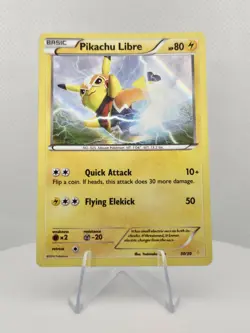 Pokemon TCG ⚡ Pikachu Libre - 30/30 - Holo Promo - XY Trainer Kit - Light Play - Image 1
