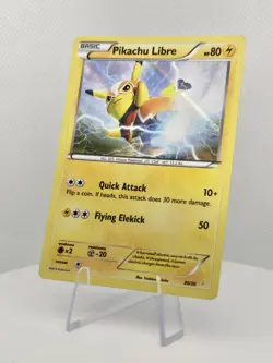 Pokemon TCG ⚡ Pikachu Libre - 30/30 - Holo Promo - XY Trainer Kit - Light Play - Image 2