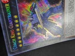 Yugioh - Coach King Giantrainer NUMH-EN037 1st Secret Rare HP - Image 2