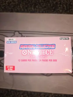 One Piece TCG EB-01 Memorial Collection Booster Box SEALED ENGLISH NEW - Image 3