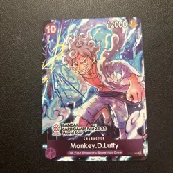 Monkey.D.Luffy BANDAI CARD GAMES Fest 23-24 World Tour P-041 One Piece - Image 1