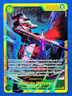 Dracule Mihawk OP14-119 SEC | NM | The Azure Sea's Seven | One Piece TCG - Image 1