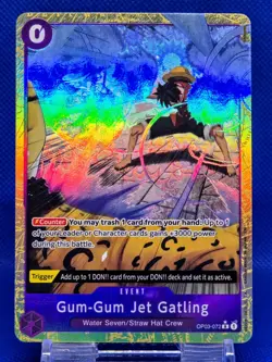 Gum-Gum Jet Gatling OP03-072 R Alt Art | M | PRB -The Best- Vol. 2 | One Piece - Image 1