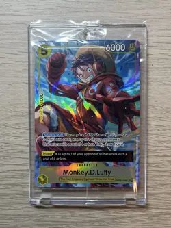 Monkey.D.Luffy OP07-109 Alt Art One Piece TCG Promo Card Foil SEALED - Image 1