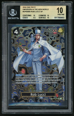 One Piece Rob Lucci 2024 Emperors in the New World SP BGS 10 - Image 1