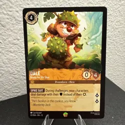 Disney Lorcana Wilds Unknown Dale - Ready for His Shot 22/204 Legendary - Image 3